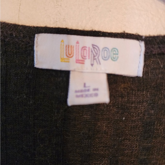 Lularoe black long cardigan sweater size womens large - Picture 3 of 3